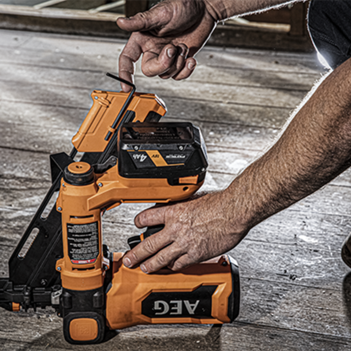 18V FRapidfire 10ga 30º34º Framing Nailer Skin AEG Powertools